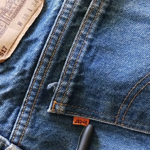 Vintage 90's Levi 517 bootcut jeans Medium wash - Picture 7 of 16